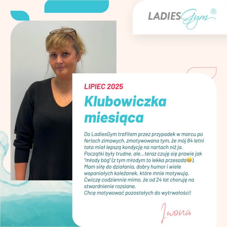 Klubowiczka miesiąca Żoliborz – Lipiec 2025 🏅